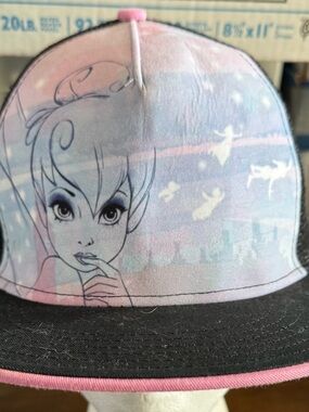 Disney Black Mesh Trucker Hat with Printed Interior